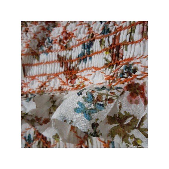 NWT By Anthropologie Sleeveless Smocked Waist Ruffled Midi Dress Size XL - Picture 6 of 15